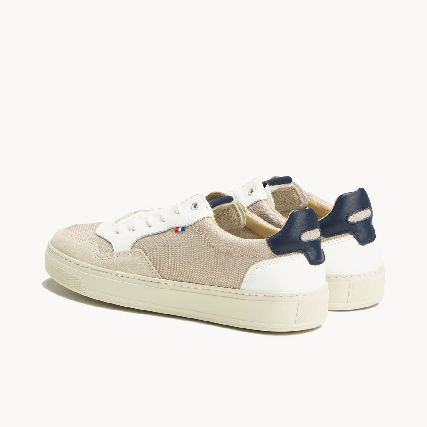 BROCARD 12 BLANC+TAUPE+NAVY - CLÉON