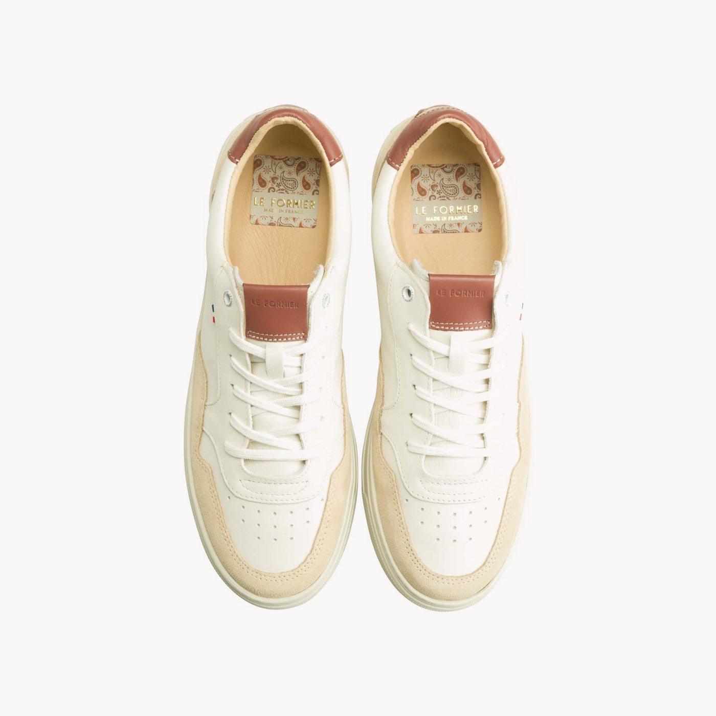 BROCARD B SABLE+ECRU+BORDEAUX - CLÉON