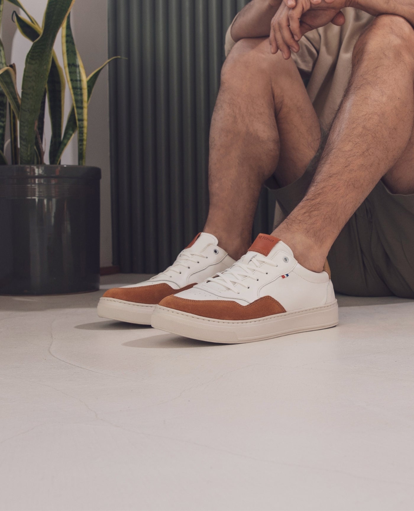 BROCARD COGNAC+ECRU - CLÉON