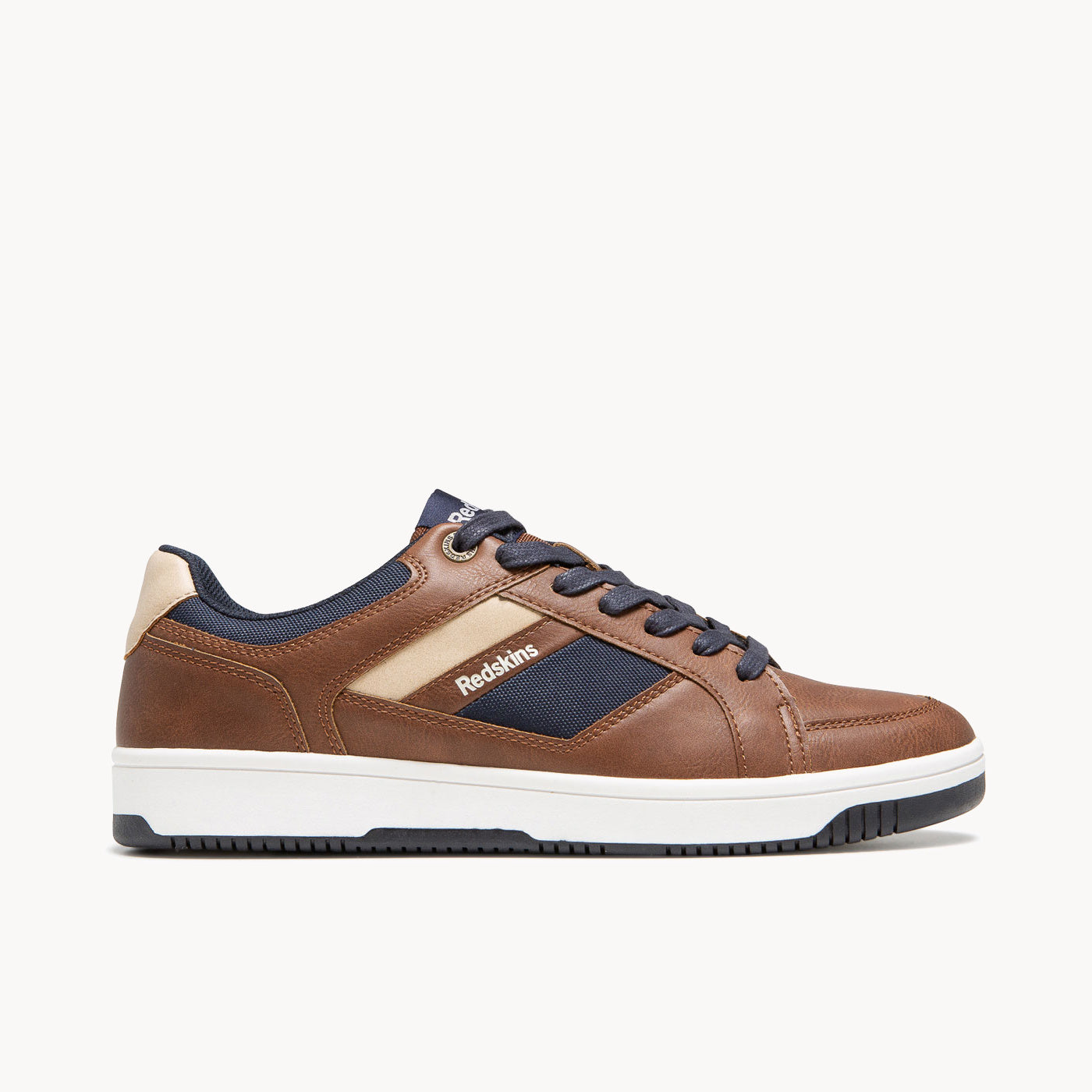 GANDHI 2 COGNAC+MARINE+BEIGE - CLÉON