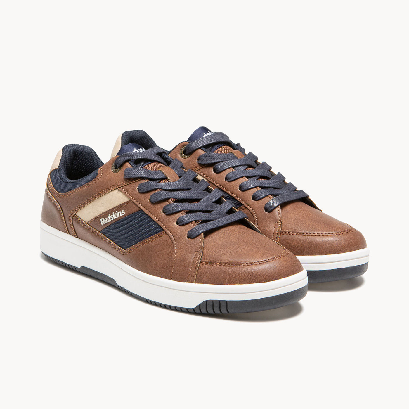 GANDHI 2 COGNAC+MARINE+BEIGE - CLÉON