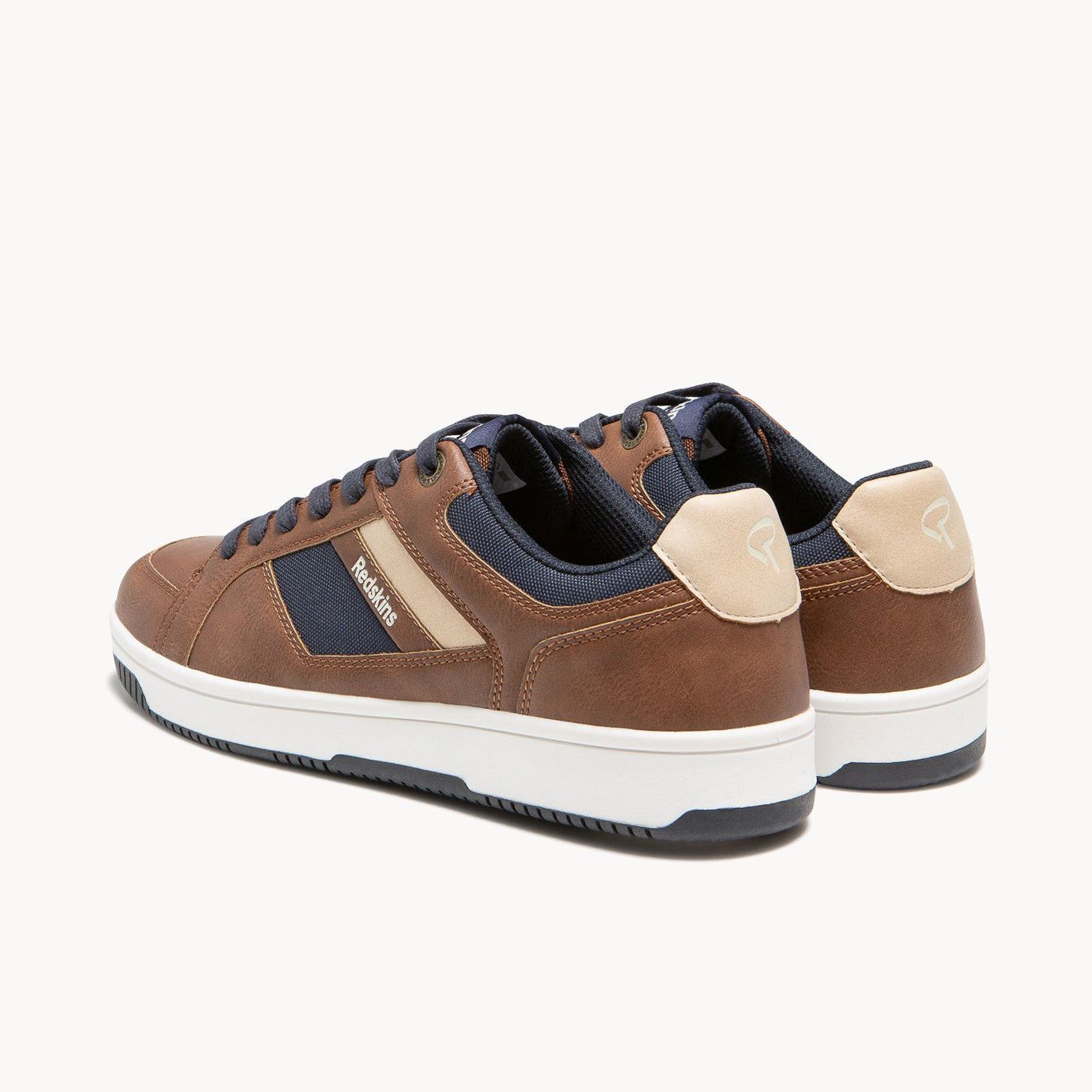GANDHI 2 COGNAC+MARINE+BEIGE - CLÉON