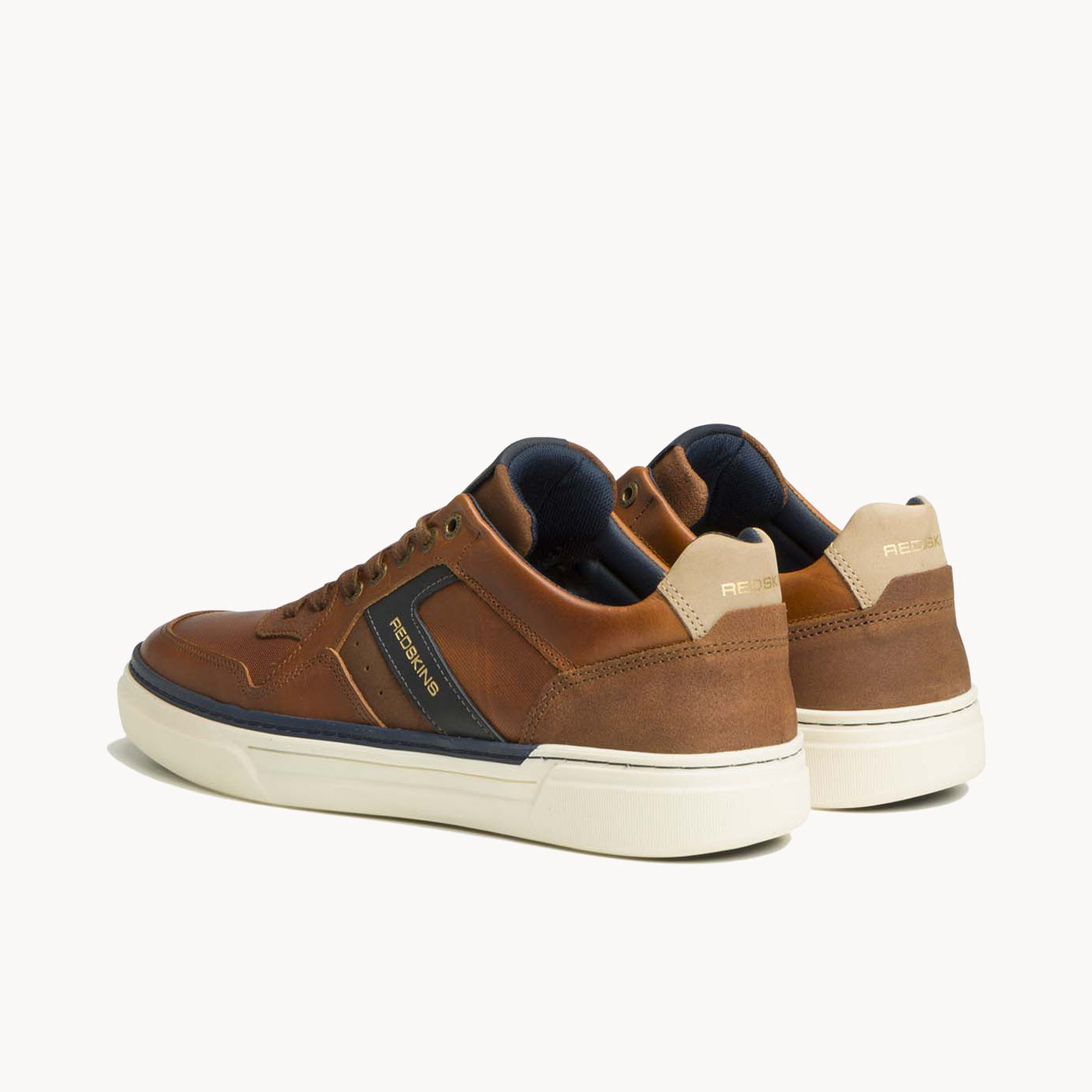 LERMI COGNAC+MARINE+BEIGE - CLÉON