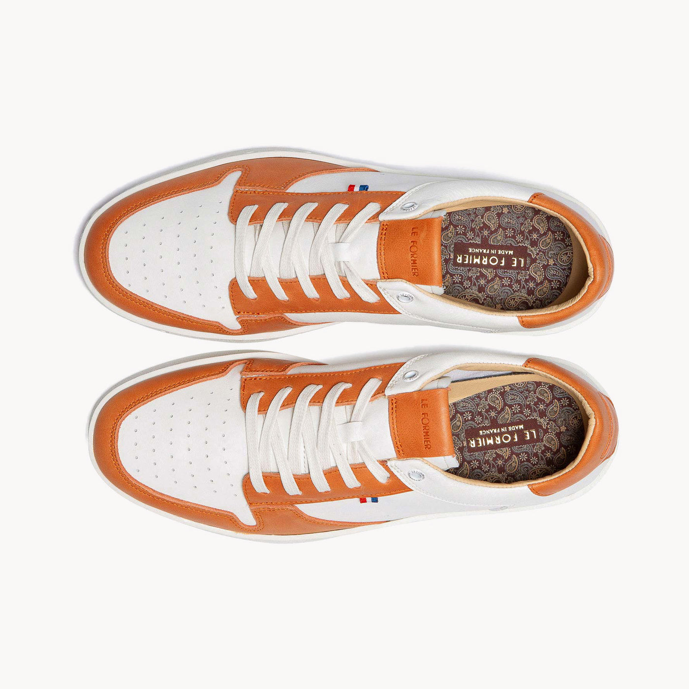 LUCAS 3 ECRU+ORANGE - CLÉON