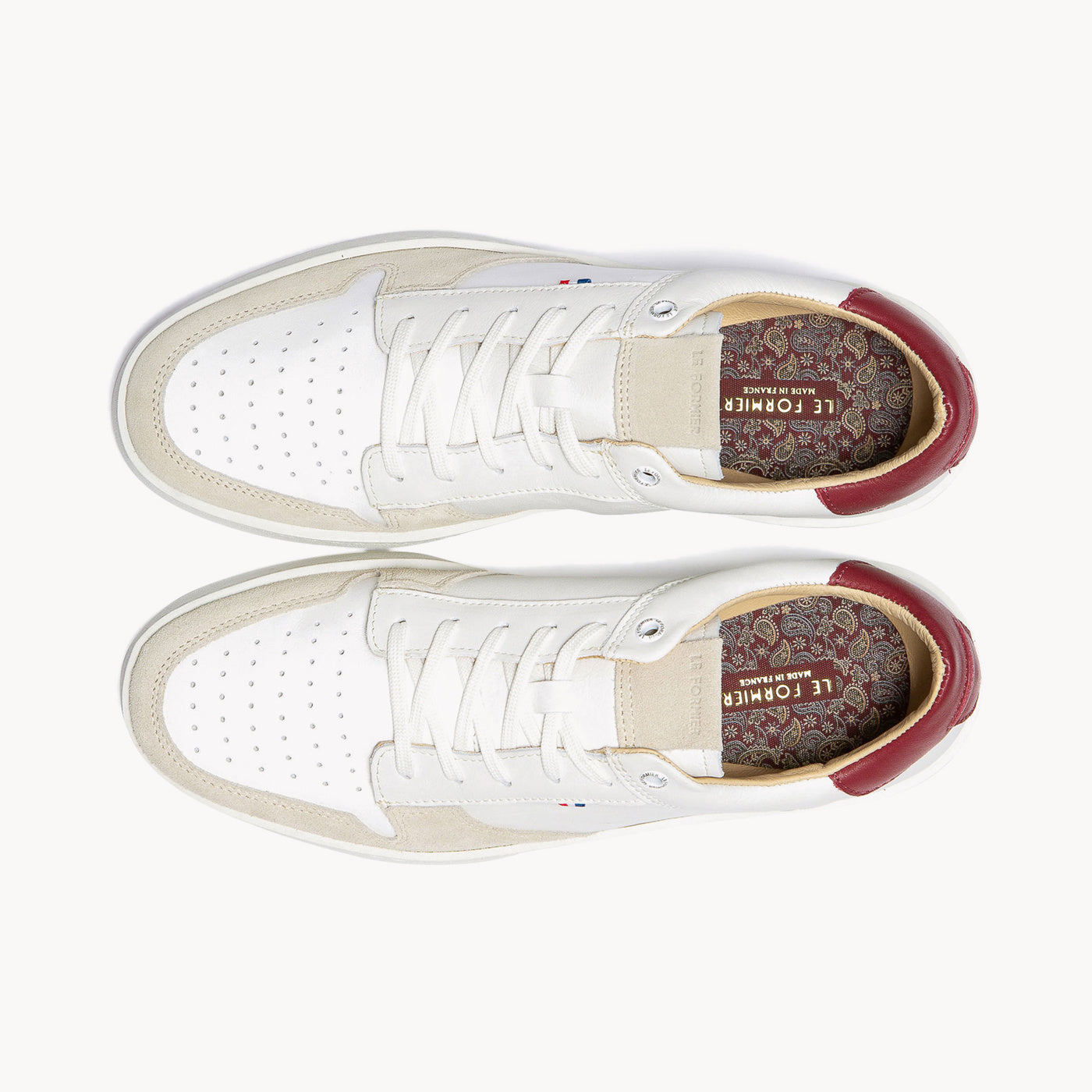 LUCAS 4 ECRU+BORDEAUX - CLÉON