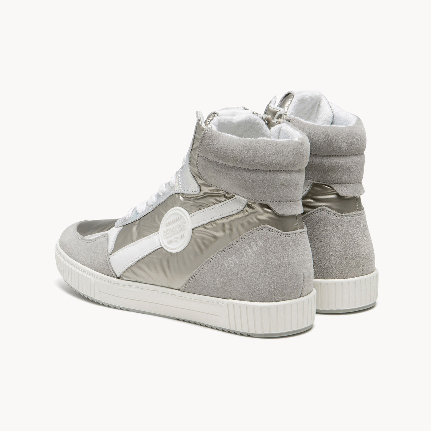 RS.CREW BLANC+GRIS - CLÉON