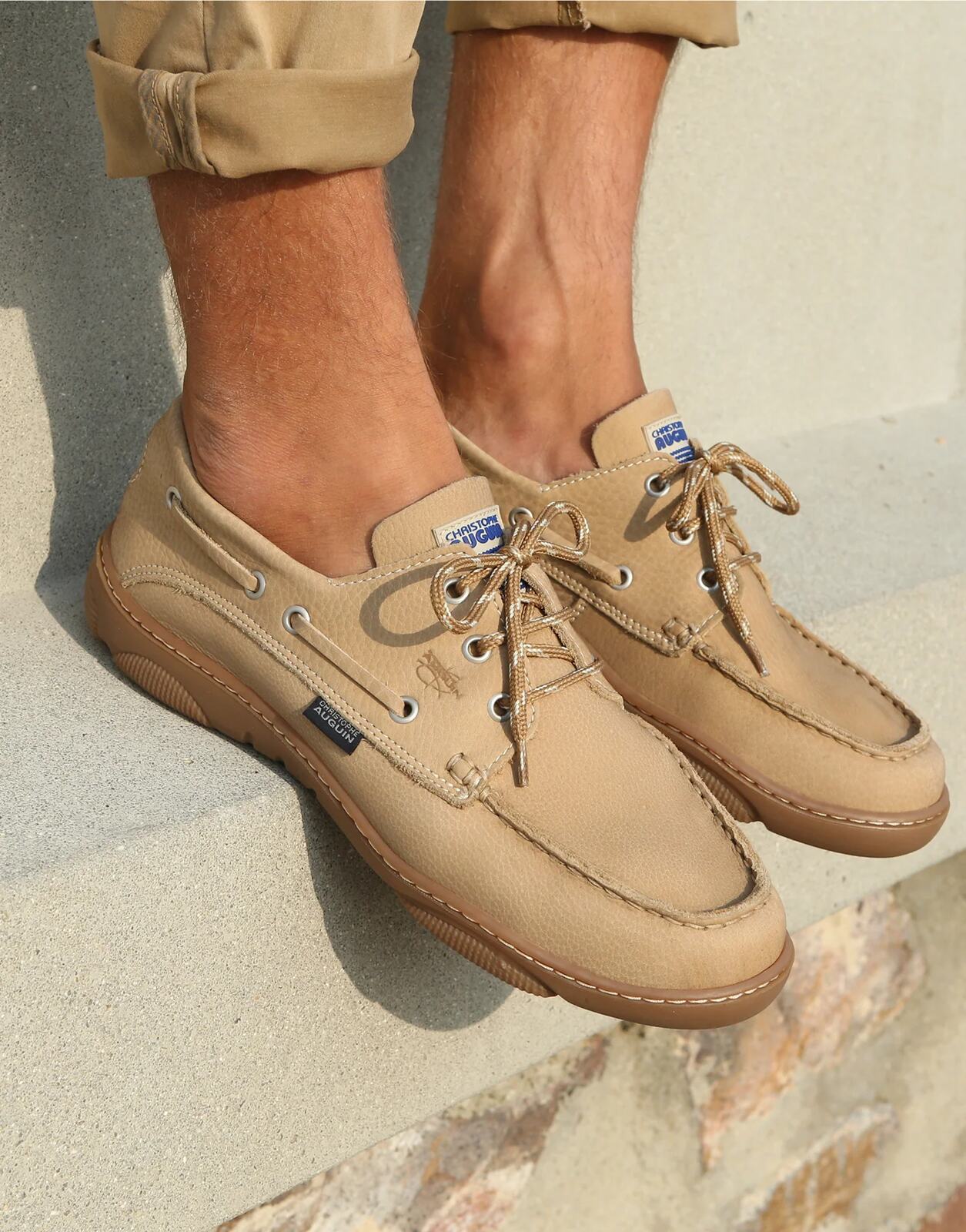 Cléon & Co - chaussures bateau homme look marin