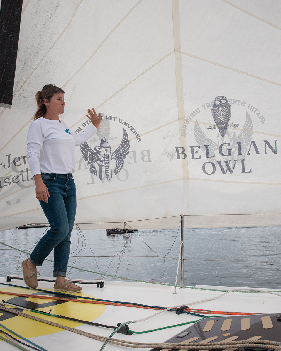 Cléon & Co - chaussures bateau nubuck sable